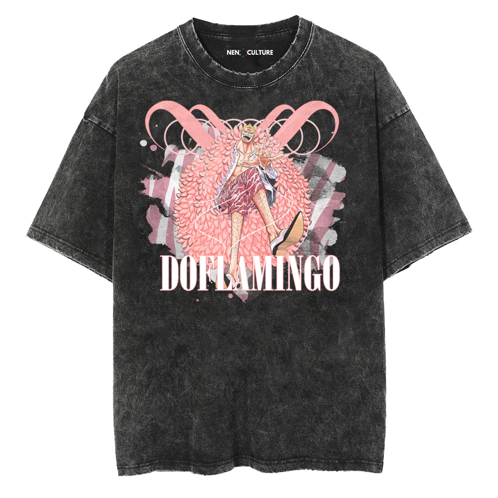 STRINGS PINK PIRATE VINTAGE TEE