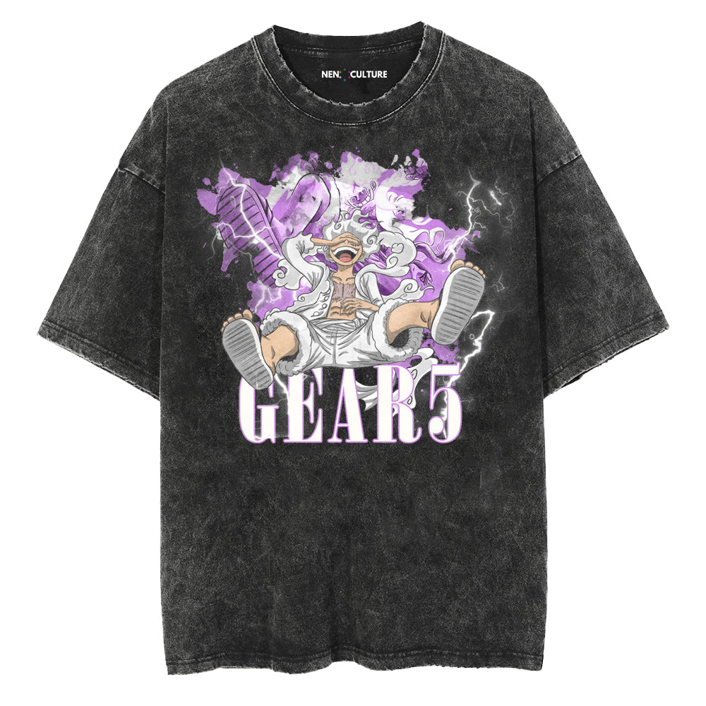 gear 5 t shirt SUN GEAR KING VINTAGE TEE – Nen Culture