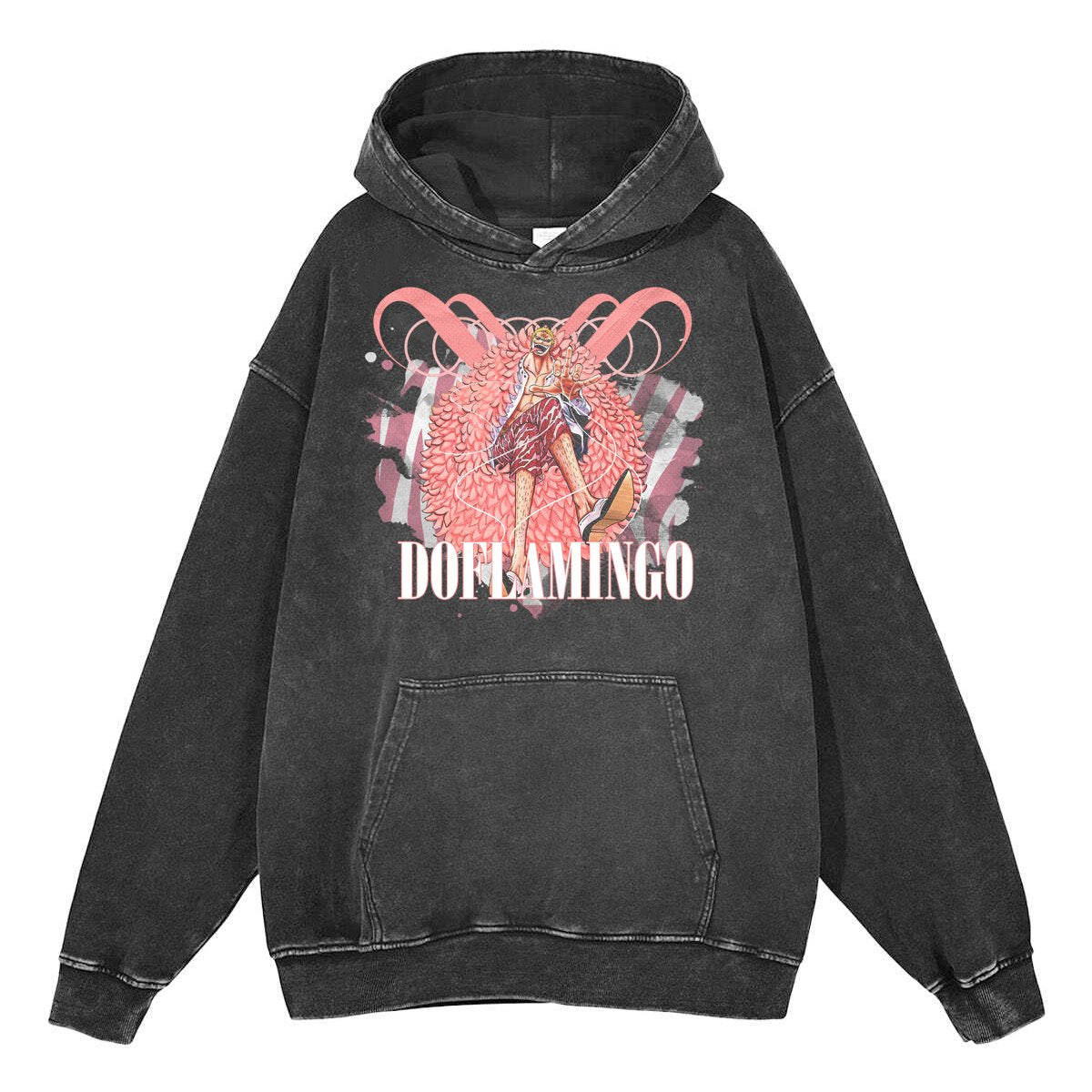 Pink hoodie with white strings best sale