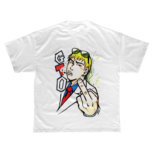 ONIZUKA FINGER WHITE TEE