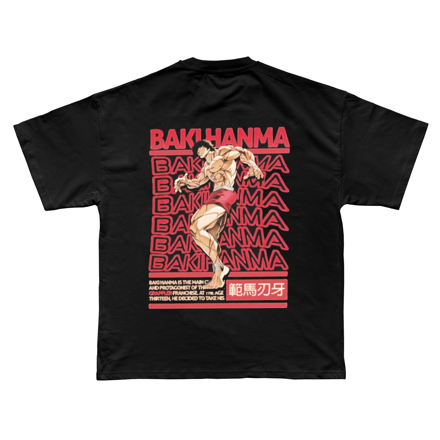 BACKPRINT BAKI HANMA TEE