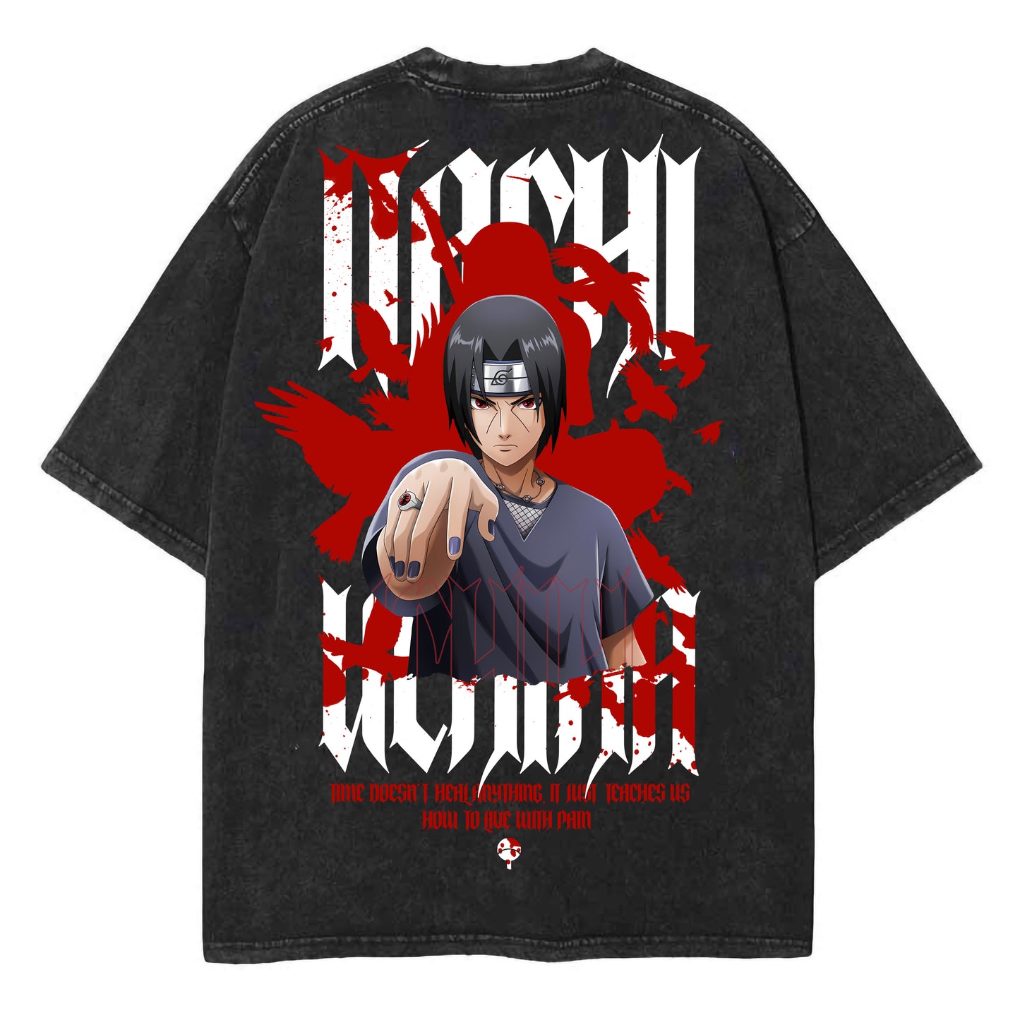 2-SIDED UCHIHA ITACHI VINTAGE TEE