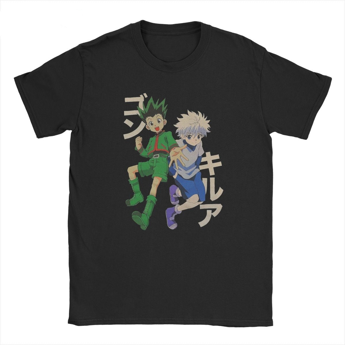 HXH GON KILLUA HAND BLACK TEE – Nen Culture