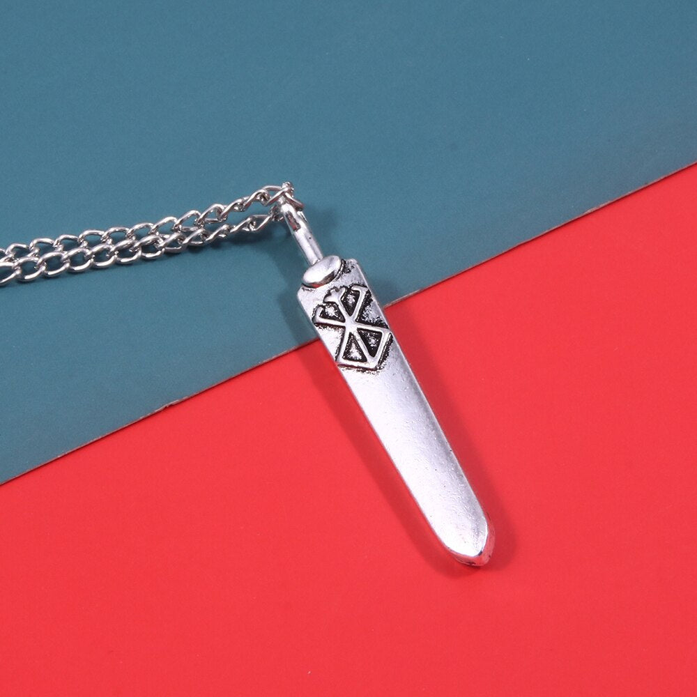 Berserk Guts Brand of Sacrifice Red Logo Alloy Keychain Keyring Pendant  Necklace | eBay